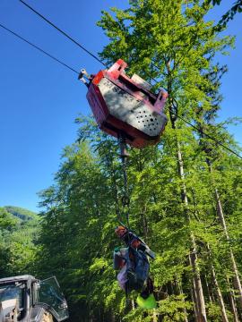 Forstseilbahn KOLLER K602 | Forsttechnik | Holzverarbeitungs-Maschinen | KOMITrade s.r.o.