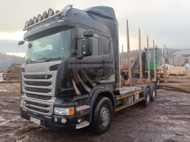 Holztransporter Scania R450 | Transport- und Handhabungstechnik | Holzverarbeitungs-Maschinen | Tartak Drewbud