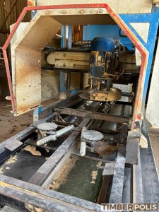 Doppelblatt-Winkelkreissäge - Holzverarbeitungs-Maschinen