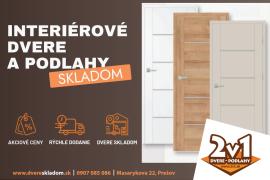 Interiérové dvere a podlahy skladom – rýchle dodanie a kvalita
