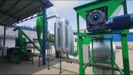 Brikettierpresse Briketovací linka |  Holzabfallverarbeitung | Holzverarbeitungs-Maschinen | Pila Hradec 