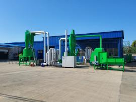 Brikettierpresse Briketovací linka |  Holzabfallverarbeitung | Holzverarbeitungs-Maschinen | Pila Hradec 