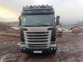 Forstwagen Scania R450 |  Transport- und Handhabungstechnik | Holzverarbeitungs-Maschinen | Tartak Drewbud